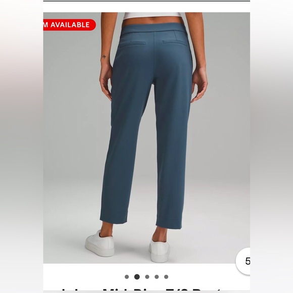 Lululemon Tapered- Leg Mid-Rise 7/8 Pant *Luxtreme Lululemon Color IRBU, Size S - Picture 3 of 5